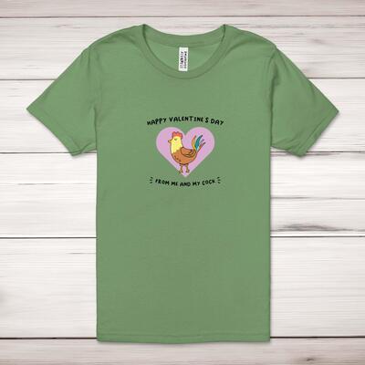 Happy Valentine's Day From Me Adult T-Shirt