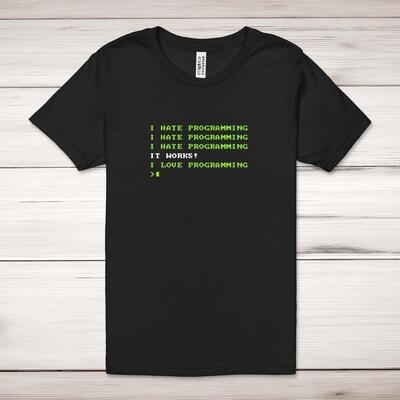 Love Programming Adult T-Shirt
