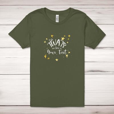 Personalised Only Twats Are Born Adult T-Shirt