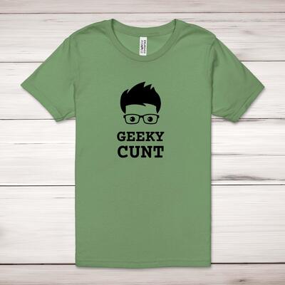 Geeky Cunt Adult T-Shirt