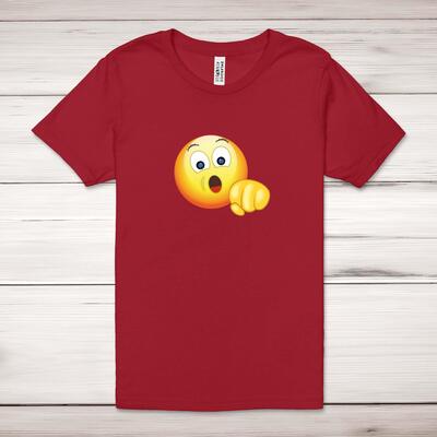 Blow Job Emoji Adult T-Shirt