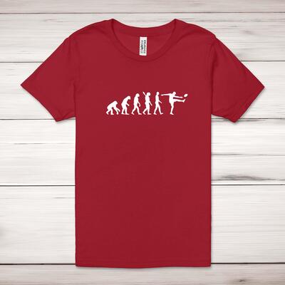 Evolution Of A Rugby Player Adult T-Shirt