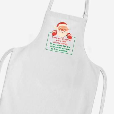 A Dildo for Christmas Apron