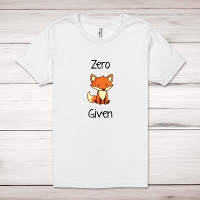 Zero Fox Given Adult T-Shirt