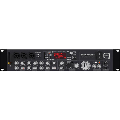 1 to 2 Zone Mixer Amplifier with Media Player Bluetooth 2 x 160W 4 Ohms