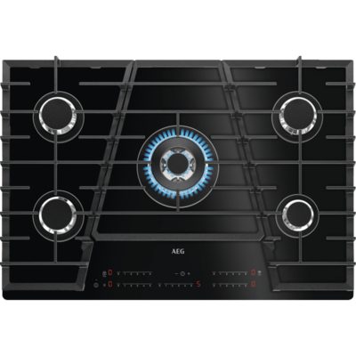 AEG HVB75450IB 75cm Gas on Glass Hob