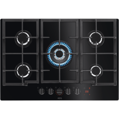 AEG HKB75450NB 75cm Gas on Glass Hob