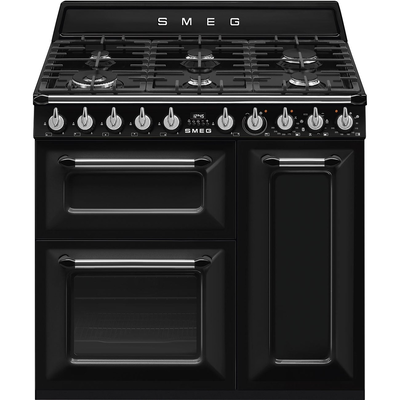 Smeg TR93BL 90cm Range Cooker with Gas Top