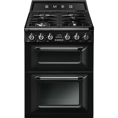 Smeg TR62BL 60cm Freestanding Cooker with Gas Top
