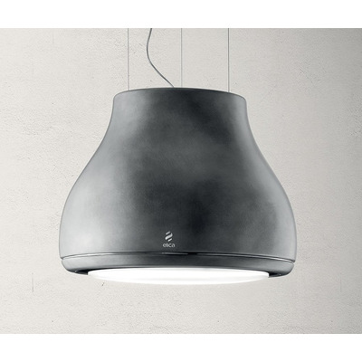 Elica Shining RC 50cm Island Extractor Hood in Peltrox