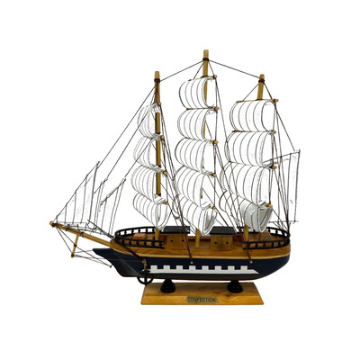 Handmade Confection Ship Model 1J - 32cm Length 31 cm High