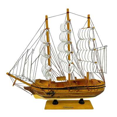 Handmade Confection Ship Model 1k - 32cm x 32cm - Decor Gift