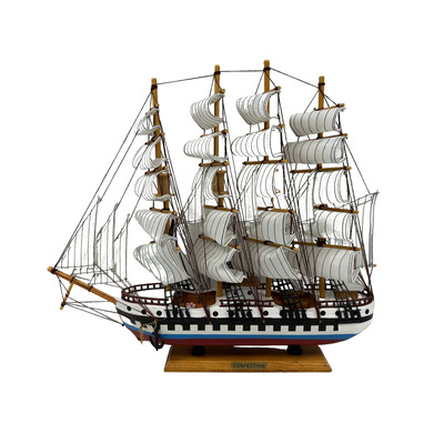 Confection Model Ship 1N With Display Stand Assembled 50cm Handmade