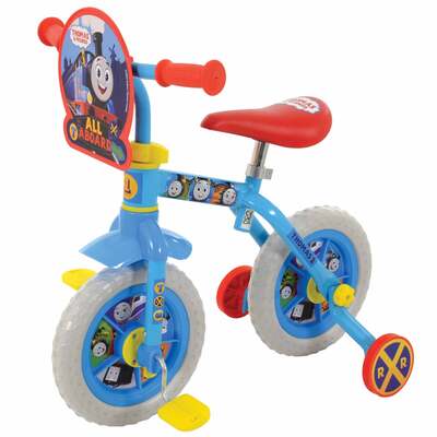 Thomas and Friends 2-in-1 10" Wheel Size Training Bike