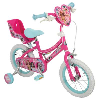 Barbie 14" Wheel Size Kids Beginner Bike