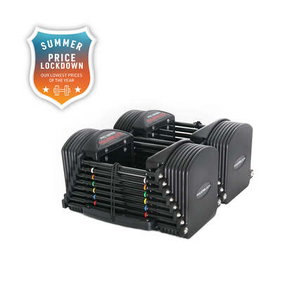 PowerBlock Commercial Pro 50 Adjustable Dumbbells