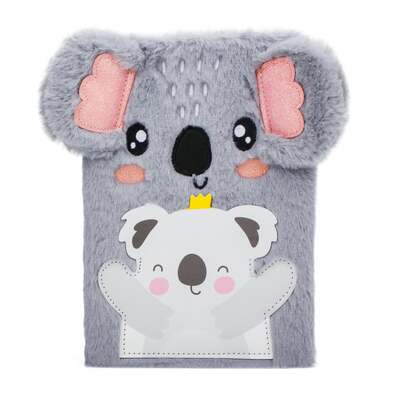 EXERZ Koala Notebook A5 With an Extra Pocket/Pen Holder -160 Pages
