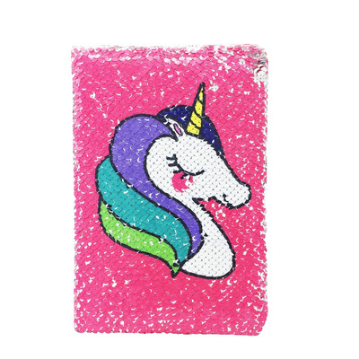 Exerz Reversible Sequin Notebook A5 Size - Unicorn