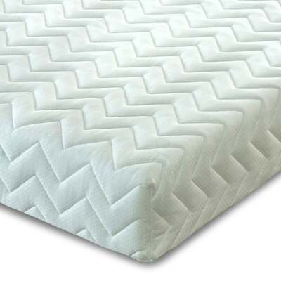 Harmony 3 Layer Cool Ultimate Comfort Eco Foam & Cool Blue Latex Gel Foam Mattress 20cms Deep - 4ft Small Double Mattress (120cm by 190cm)