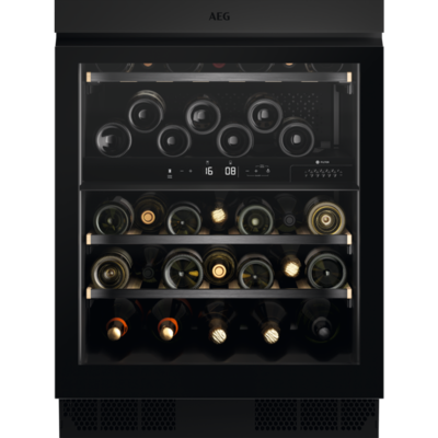 AEG AWUD040B8B 82cm Built In Wine Cellar