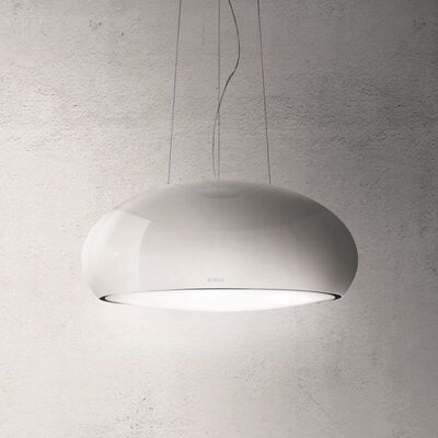 Elica PEARL-WH Pearl RC 80cm Island Extractor Hood in Pearl White