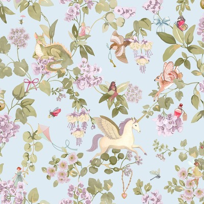 Away with the Fairies Wallpaper Sky Blue Holden 14022