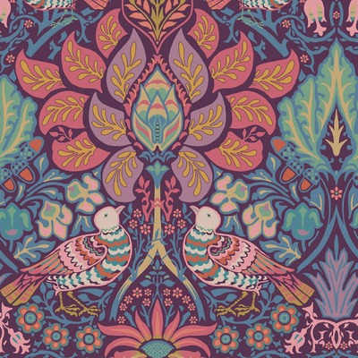 William Morris At Home Dove & Rose Wallpaper Carnival 140478