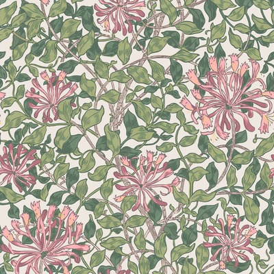 William Morris At Home Honeysuckle Wallpaper Blossom 140486