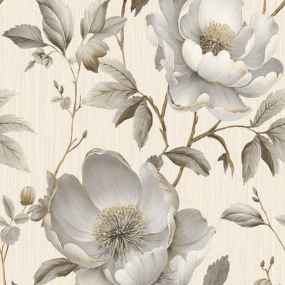 Alethia Floral Wallpaper Cream Muriva 227501