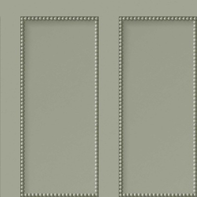 Beaded Panel Wallpaper Sage Green Fine Decor FD44165