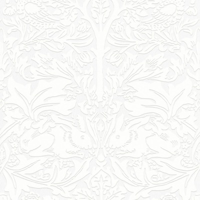 William Morris At Home Brother Rabbit Paintable Wallpaper 142104